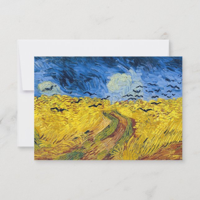 Vincent van Gogh - Wheatfield with Crows Thank You Card (Front)