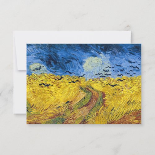 Vincent van Gogh _ Wheatfield with Crows Thank You Card