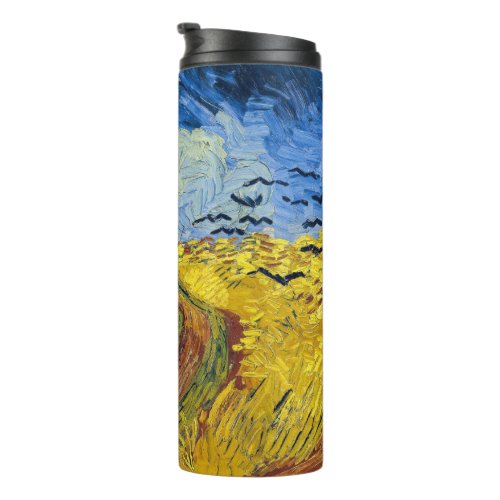 Vincent van Gogh _ Wheatfield with Crows Thermal Tumbler