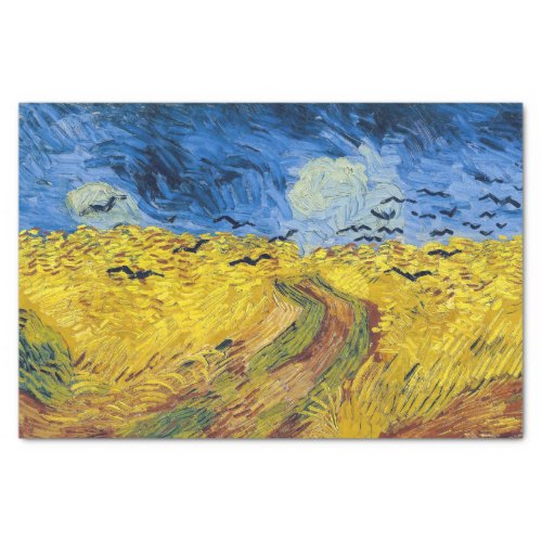 Vincent van Gogh _ Wheatfield with Crows Tissue Paper