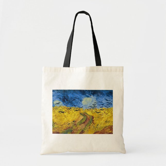 Vincent van Gogh - Wheatfield with Crows Tote Bag (Front)