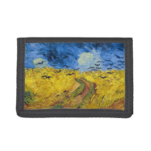 Vincent van Gogh - Wheatfield with Crows Tri-fold Wallet