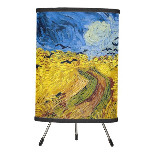 Vincent van Gogh _ Wheatfield with Crows Tripod Lamp