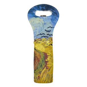 Vincent van Gogh - Wheatfield with Crows Wine Bag