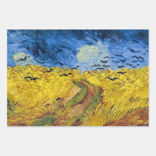 Vincent van Gogh - Wheatfield with Crows Wrapping Paper Sheets