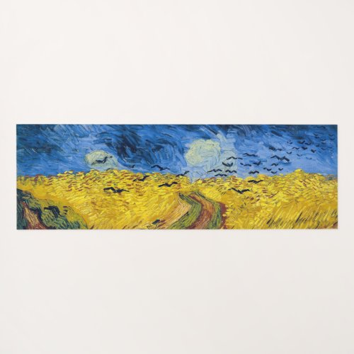 Vincent van Gogh _ Wheatfield with Crows Yoga Mat