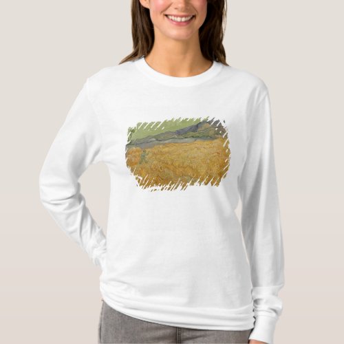 Vincent van Gogh  Wheatfield with Reaper 1889 T_Shirt