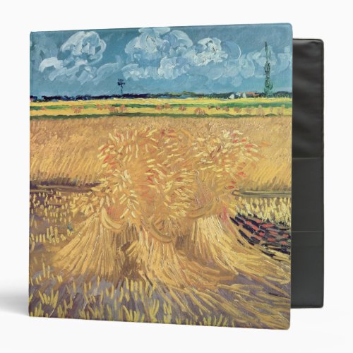 Vincent van Gogh  Wheatfield with Sheaves 1888 Binder