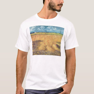 Vincent van Gogh Wheatfield with Sheaves, 1888 T-Shirt