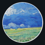 Vincent van Gogh - Wheatfields under Thunderclouds Ceramic Knob<br><div class="desc">Wheatfields under Thunderclouds - Vincent van Gogh,  1890</div>