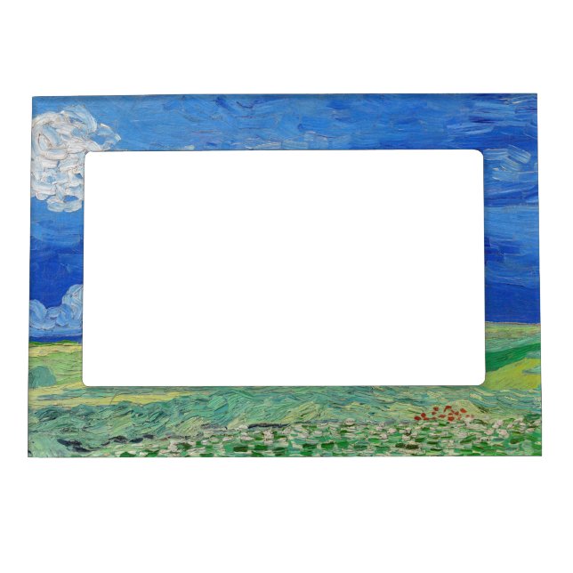 Vincent van Gogh - Wheatfields under Thunderclouds Magnetic Frame (Front)