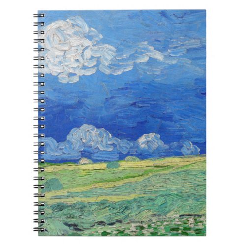 Vincent van Gogh _ Wheatfields under Thunderclouds Notebook