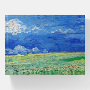 Vincent van Gogh - Wheatfields under Thunderclouds Paperweight