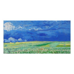 Vincent van Gogh - Wheatfields under Thunderclouds Photo Print
