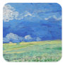 Vincent van Gogh - Wheatfields under Thunderclouds Square Sticker