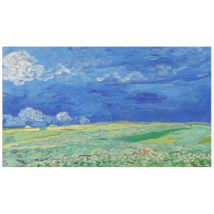 Vincent van Gogh - Wheatfields under Thunderclouds Tablecloth