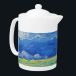 Vincent van Gogh - Wheatfields under Thunderclouds Teapot<br><div class="desc">Wheatfields under Thunderclouds - Vincent van Gogh,  1890</div>