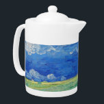 Vincent van Gogh - Wheatfields under Thunderclouds Teapot<br><div class="desc">Wheatfields under Thunderclouds - Vincent van Gogh,  1890</div>