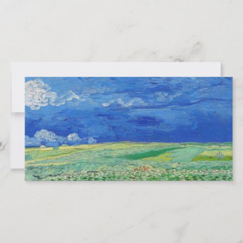 Vincent van Gogh _ Wheatfields under Thunderclouds Thank You Card