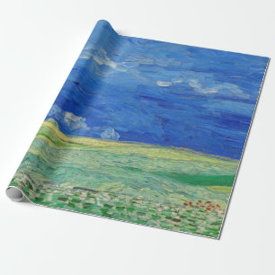 Vincent van Gogh - Wheatfields under Thunderclouds Wrapping Paper
