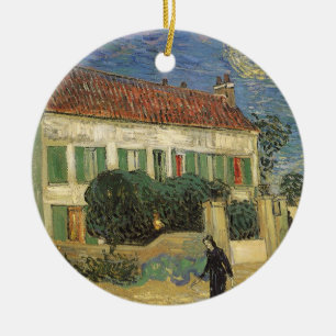Vincent van Gogh - White House at Night Ceramic Ornament