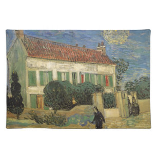 Vincent van Gogh - White House at Night Cloth Placemat