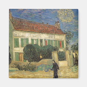 Vincent van Gogh - White House at Night Magnet
