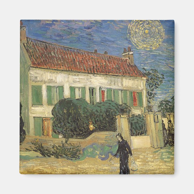 Vincent van Gogh - White House at Night Magnet (Front)