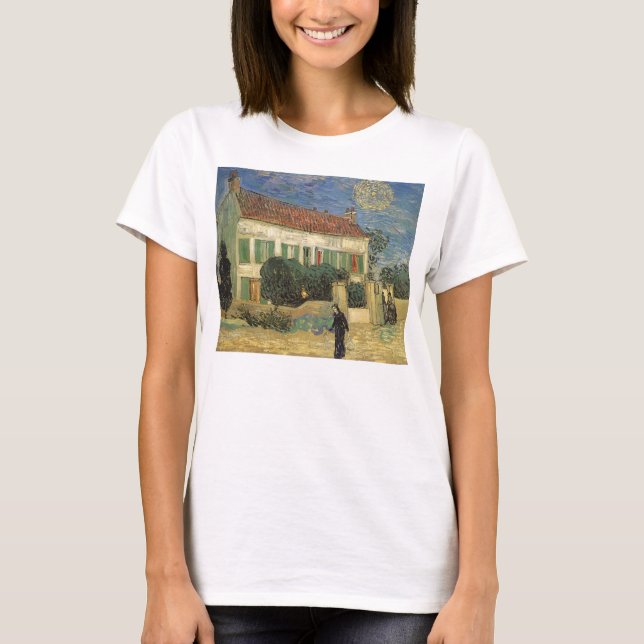 Vincent van Gogh - White House at Night T-Shirt (Front)