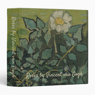 Vincent van Gogh - Wild Roses 3 Ring Binder