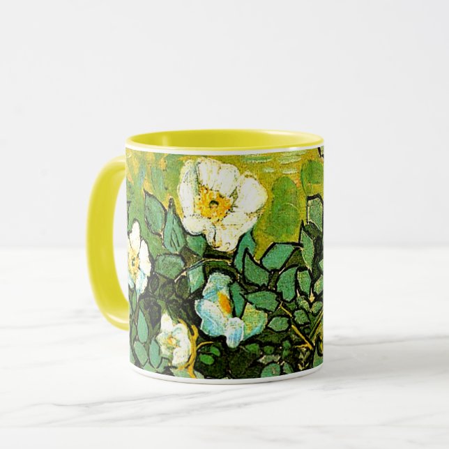 Vincent van Gogh - Wild Roses,  Mug (Front Left)
