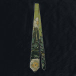 Vincent van Gogh - Wild Roses Neck Tie<br><div class="desc">Wild Roses (1890) by Vincent van Gogh is a vintage fine art still life post impressionism nature painting. A rose bush with blooming spring flowers in a garden. About the artist: Vincent Willem van Gogh (1853-1890) was a post impressionist painter whose work was most notable for its rough beauty, emotional...</div>