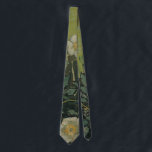 Vincent van Gogh - Wild Roses Neck Tie<br><div class="desc">Wild Roses (1890) by Vincent van Gogh is a vintage fine art still life post impressionism nature painting. A rose bush with blooming spring flowers in a garden. About the artist: Vincent Willem van Gogh (1853-1890) was a post impressionist painter whose work was most notable for its rough beauty, emotional...</div>