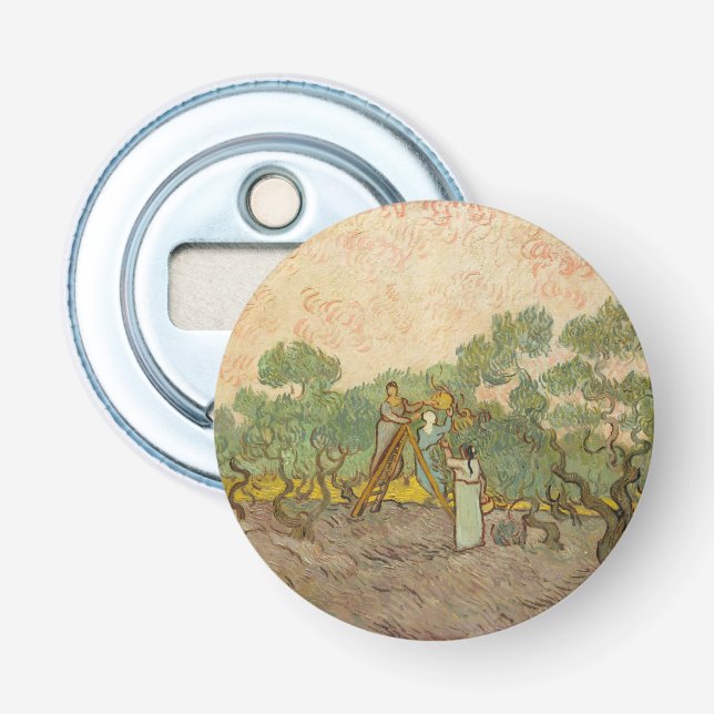 Vincent van Gogh - Women Picking Olives Bottle Opener (Front)