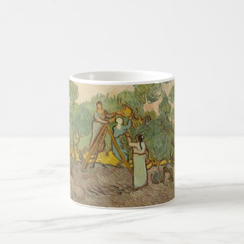 Vincent van Gogh _ Women Picking Olives Coffee Mug
