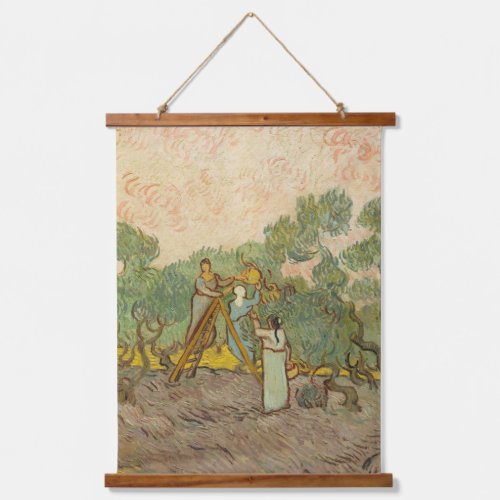 Vincent van Gogh _ Women Picking Olives Hanging Tapestry