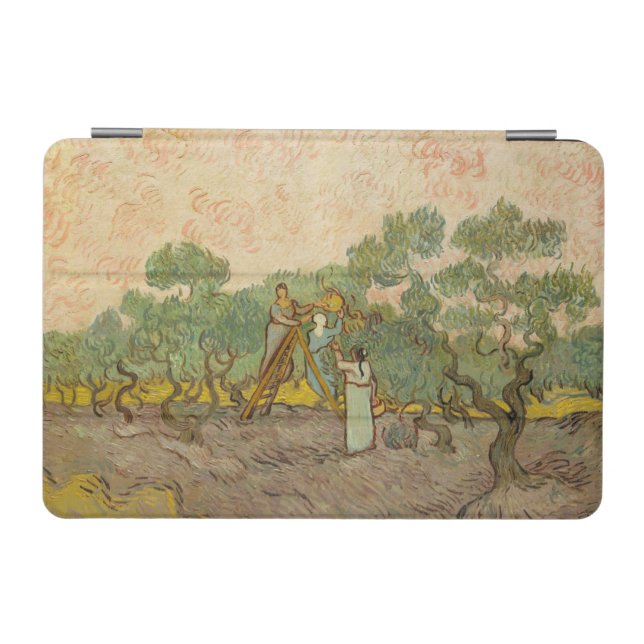 Vincent van Gogh - Women Picking Olives iPad Mini Cover (Horizontal)