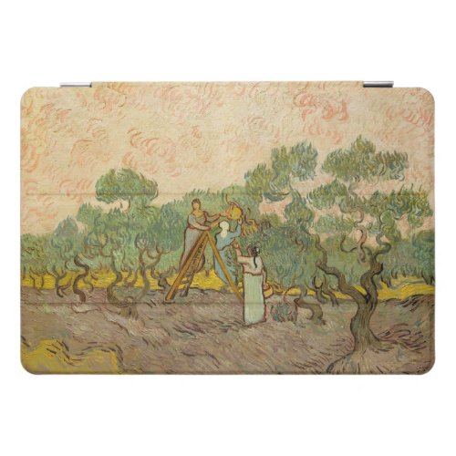 Vincent van Gogh _ Women Picking Olives iPad Pro Cover