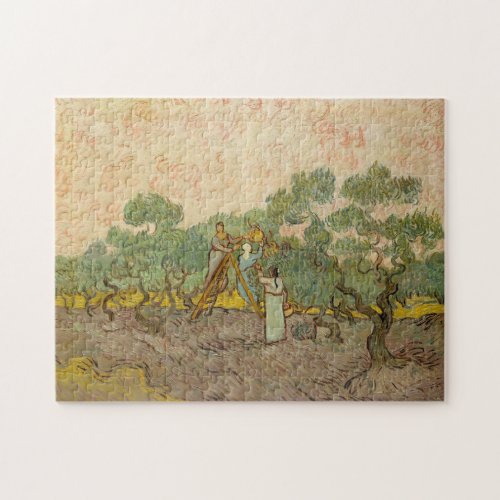 Vincent van Gogh _ Women Picking Olives Jigsaw Puzzle