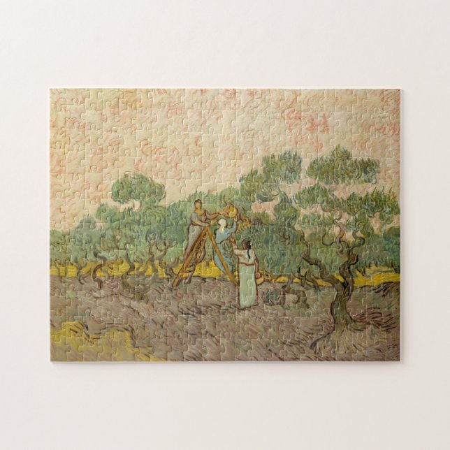 Vincent van Gogh - Women Picking Olives Jigsaw Puzzle (Horizontal)