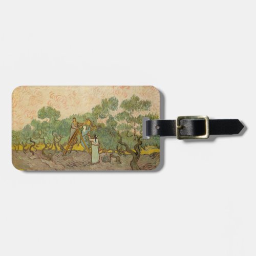 Vincent van Gogh _ Women Picking Olives Luggage Tag