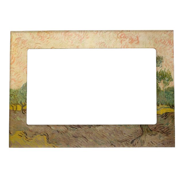 Vincent van Gogh - Women Picking Olives Magnetic Frame (Front)