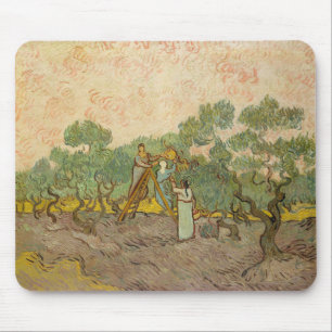 Vincent van Gogh - Women Picking Olives Mouse Pad