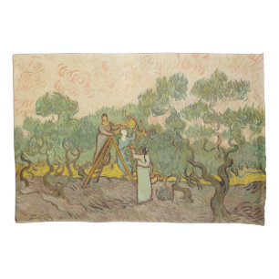 Vincent van Gogh - Women Picking Olives Pillow Case