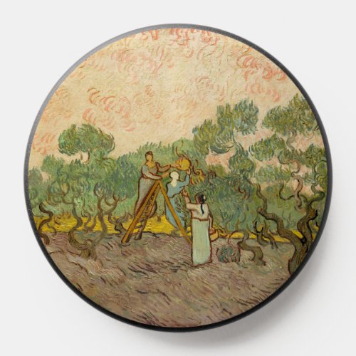 Vincent van Gogh _ Women Picking Olives PopSocket