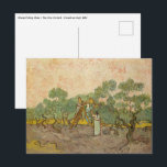 Vincent van Gogh - Women Picking Olives Postcard<br><div class="desc">Women Picking Olives / The Olive Orchard - Vincent van Gogh,  1889</div>