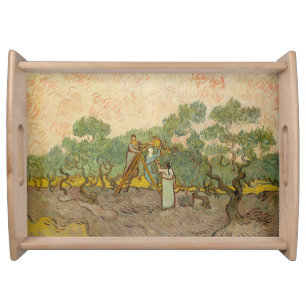 Vincent van Gogh - Women Picking Olives Serving Tray