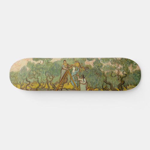 Vincent van Gogh _ Women Picking Olives Skateboard