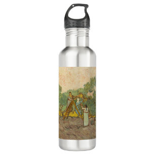 Vincent van Gogh - Women Picking Olives Stainless Steel Water Bottle