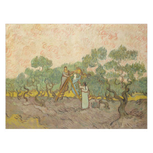 Vincent van Gogh - Women Picking Olives Tablecloth